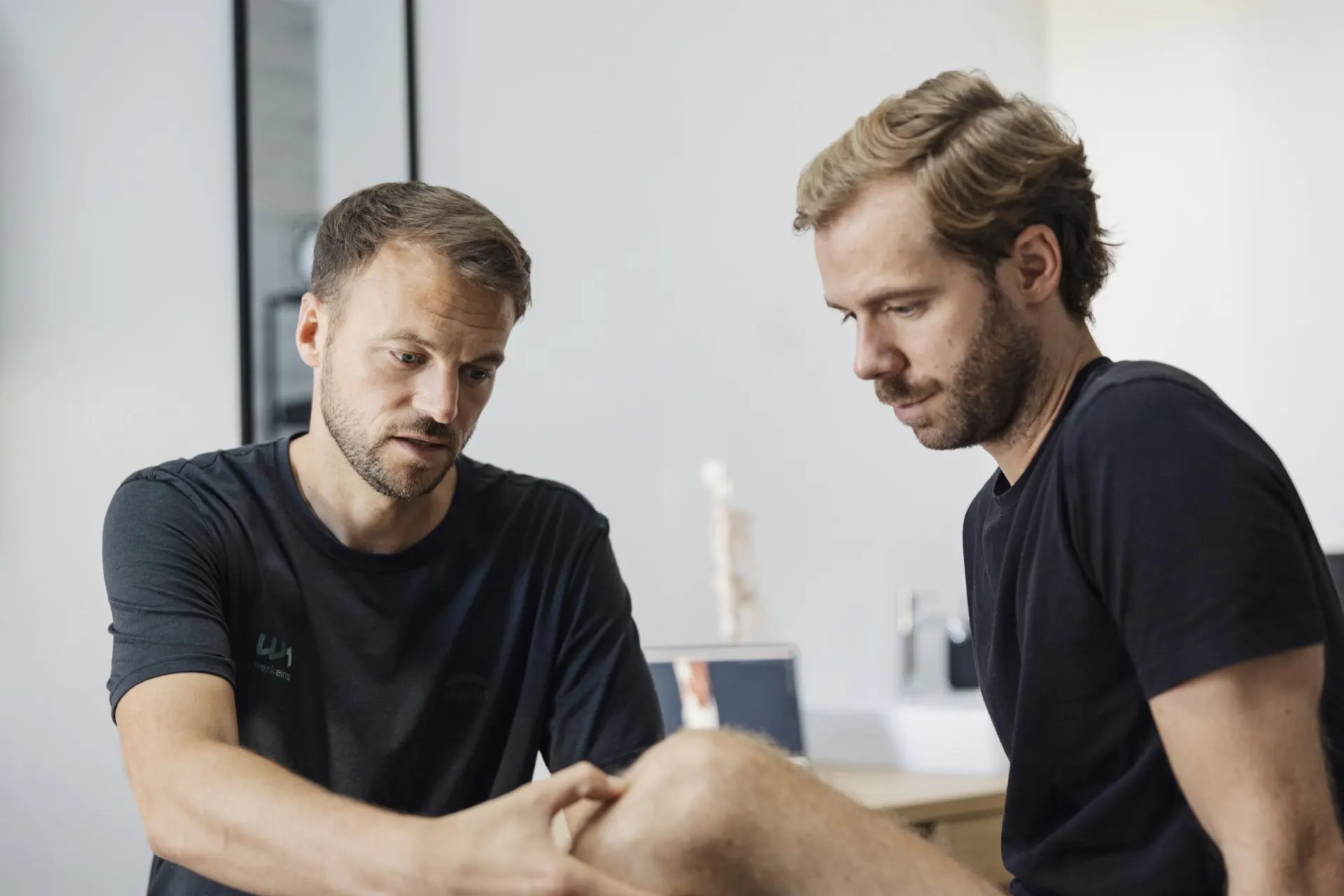 Physiotherapeutische Untersuchung bei werkeins